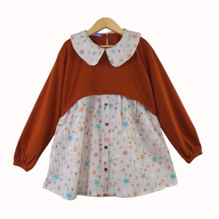 Atasan Anak Perempuan Blus Anak Perempuan Korean Style Usia 6 7 8 9 10 11 Tahun