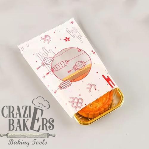 Plastik Kemasan Kue Bulan Mooncake Chinese Lantern Putih Co