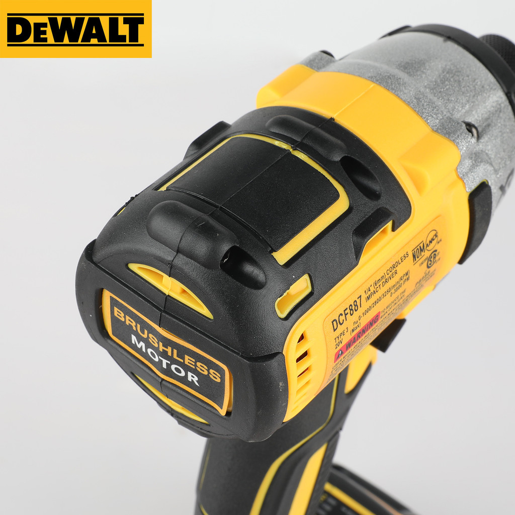 Dewalt Brushless Impact Drill, Dcf887 205N. M, 20V Dewalt Battery Wireless Screwdriver