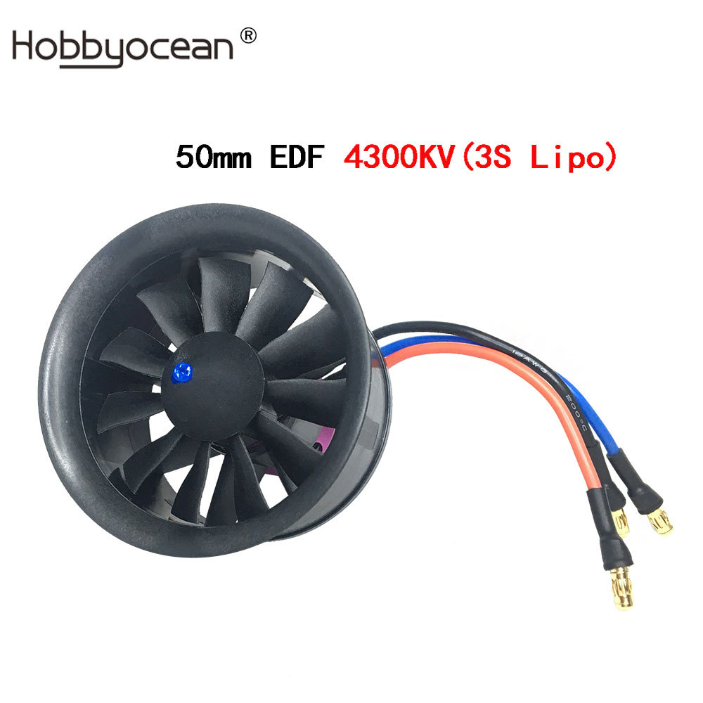 Hobbyocean 40Mm 45Mm 50Mm 64Mm 70Mm 80Mm 90Mm Rc Plane Ducted Fan Jet Edf Brushless Motor For Rc