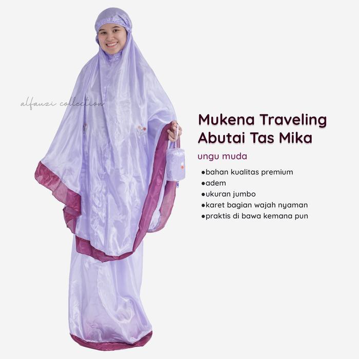 Mukena Abutai Tas Mika / Mukena Travelling / Mukena Jumbo / Mukenah