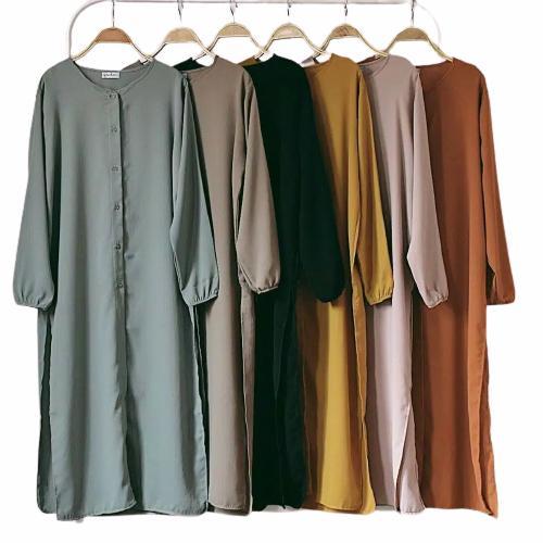 Long Tunik Muslim Wanita Remaja Wolfis Premium Jumbo Big Size Ld 130