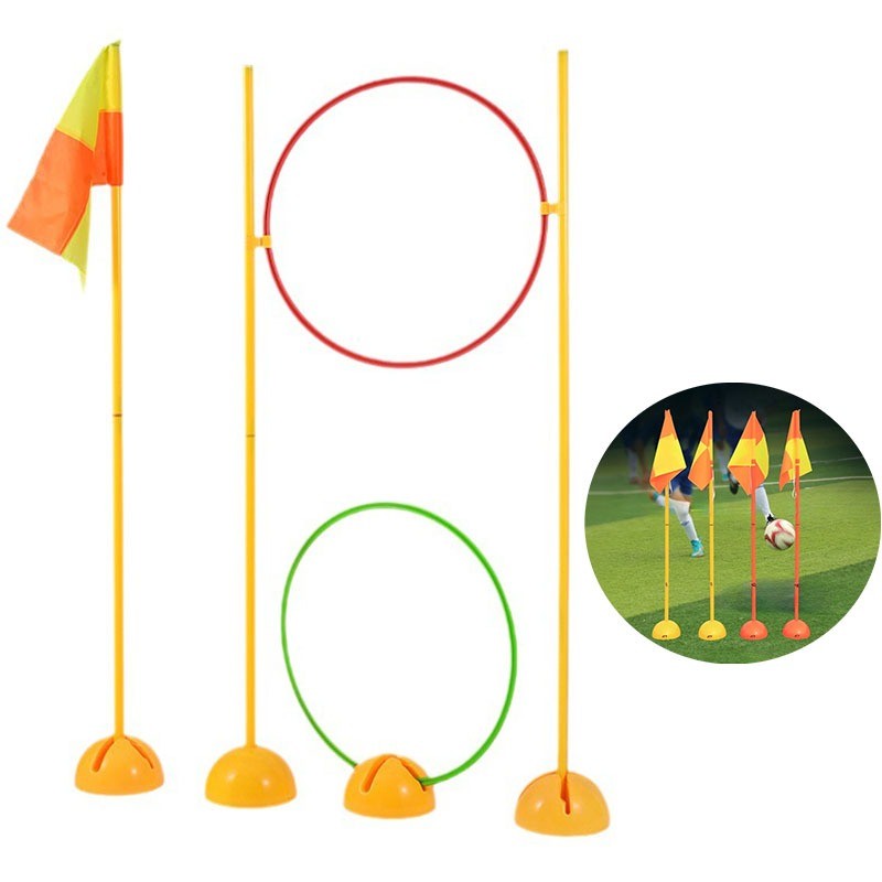 Water Injection Base Football Sign Pole Flag Logo Bar Training Soccer Door Pole Flag Logo Bar