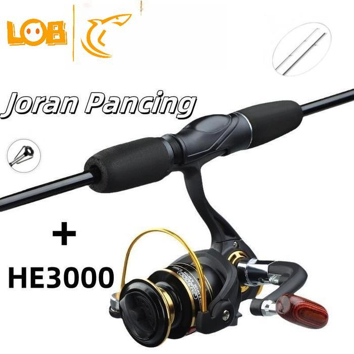 Lil Joran Pancing 1.8M/2.1M Joran Pancing /pancingan Set Lengkap/joran Tegek/Spinning Joran/joran