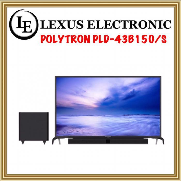 LED TV POLYTRON PLD 43B150 PLD43B150 TV SOUNDBAR TV SPEAKER 43 INCH