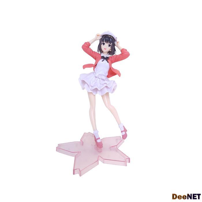 Megumi Kato Holding Hat Saenai Hero No Sodatekata 22Cm Action Figure Pvc D-Mat061
