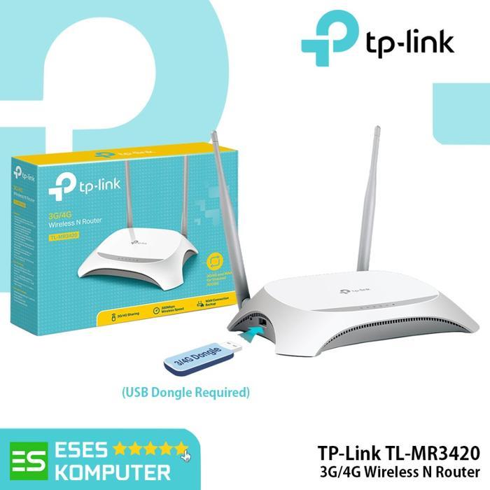Router Tp-Link 3G/4G Wireless N Router - Tl-Mr3420 (Usb Port Gsm/Cdma)