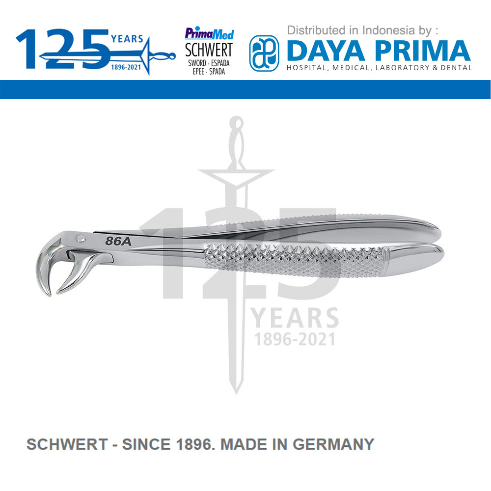 152-86A SCHWERT Tang Cabut Gigi Dewasa Lower Molars Diamond Profil