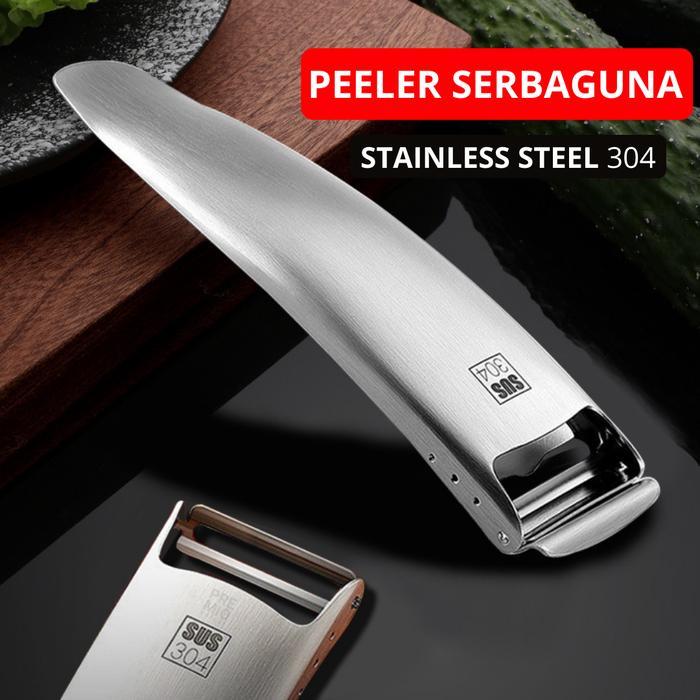 Premio Parutan Peeler Alat Kupas Pengupas Buah Kentang Sayur Serbaguna