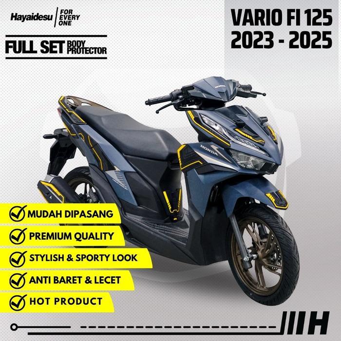 ORIGINAL Hayaidesu Vario 125 FI 2023-2025 Body Protector Full Set Cover READY STOCK