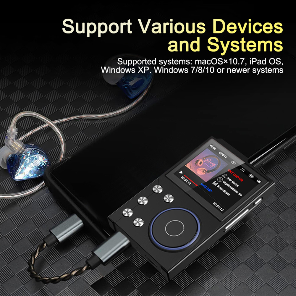 HiFi MP3 Player Lossless DSD Digital Audio Music Player Portable Audio Player Portable Digital Audio