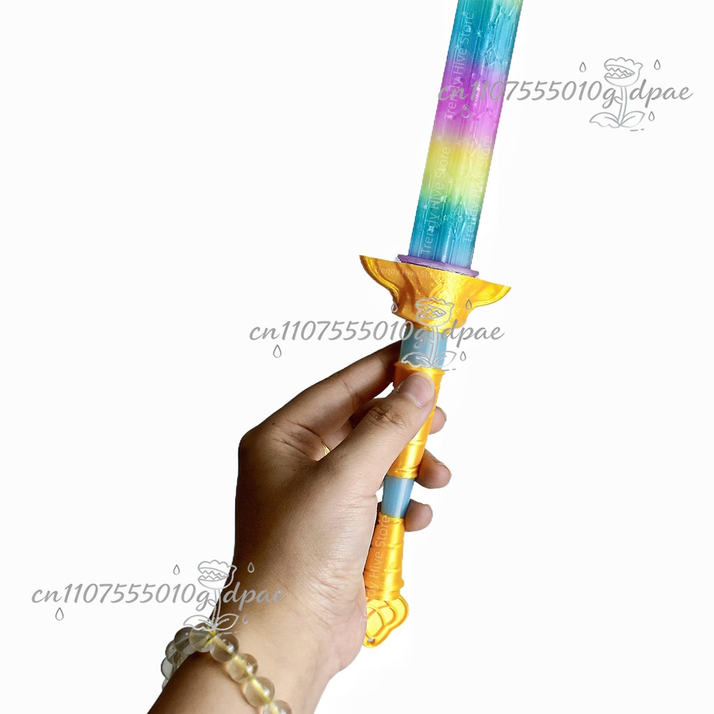 Rumi Sword Hunter Of Devil Cosplay Costume Accessories Lights Colorful Sword Women Roleplay Arms