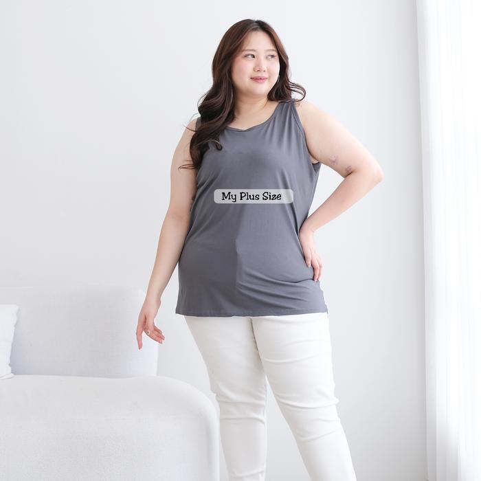 Tanktop Wanita Super Jumbo, Ld 120-150 Cm Terlaris