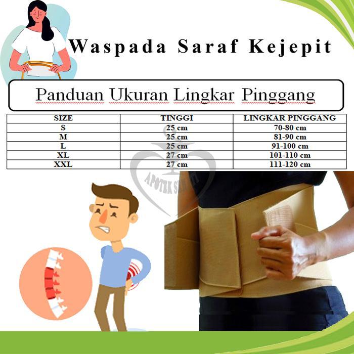 Korset Lumbal Tulang Belakang Hnp Terapi Saraf Terjepit Tulang Ekor