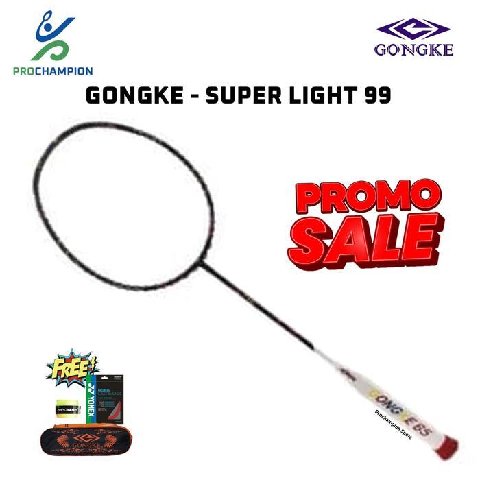 Promo Sale  Raket Badminton Gongke Superlight 55 / 66 / 77 / 88 / 99