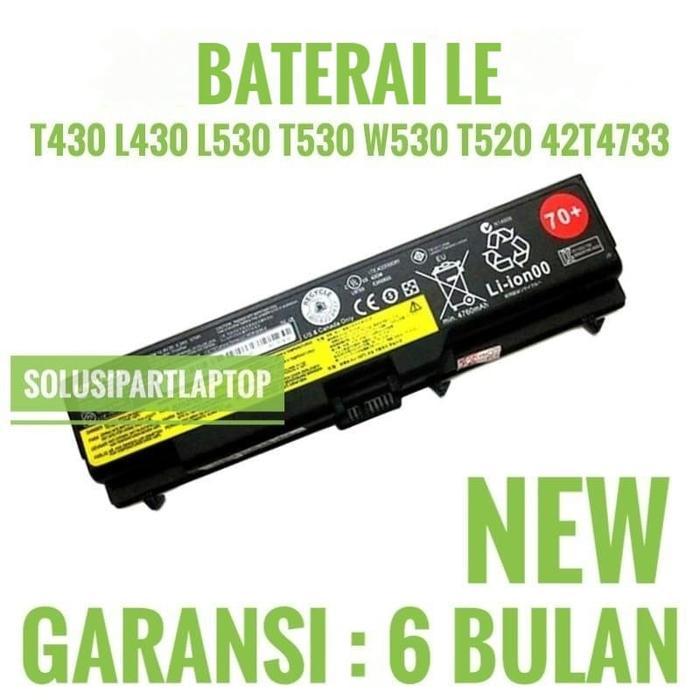 Baterai Untuk Le L430 L530 T430 T430I T520 W520 W530 T530 T530i 45N1005 - Black Laptop