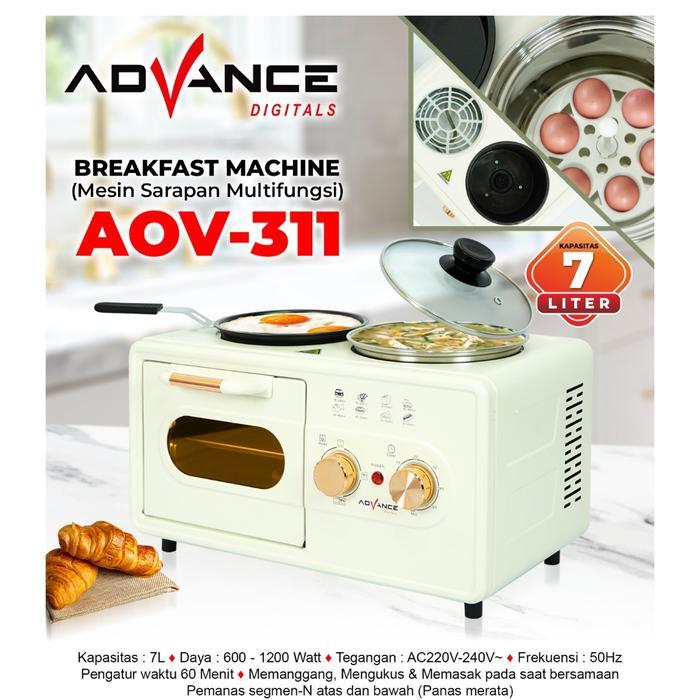 Advance Mesin Sarapan Multifungsi Breakfast Machine Aov-311 Co
