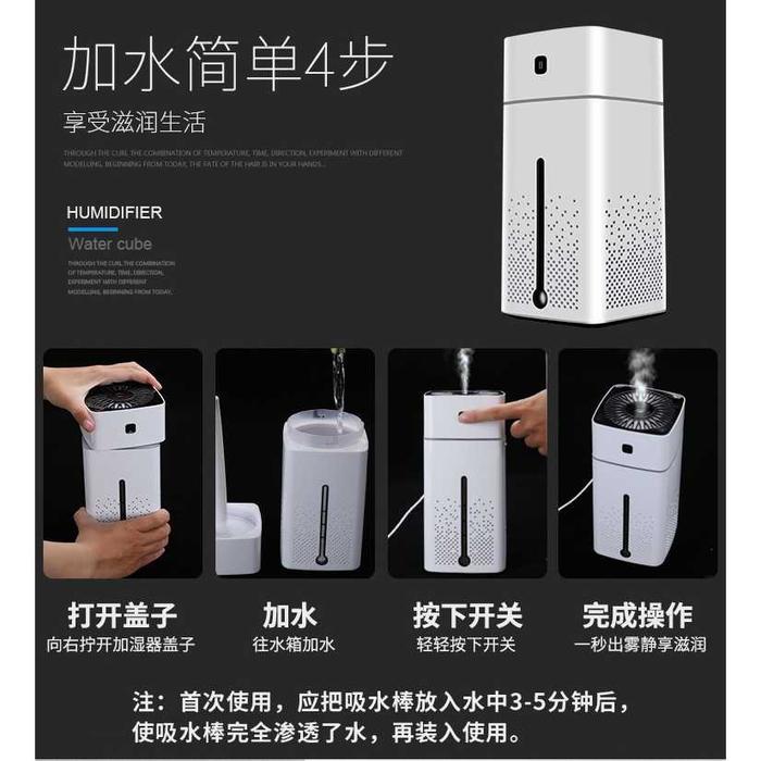 Air Humidifier Aromatherapy Diffuser Rgb Pengharum Ruangan Aroma Uap