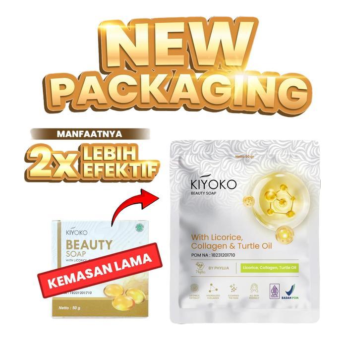 Kiyoko Beauty Soap by Phyllia - Sabun Perawatan Kecantikan 50gr Mengatasi Permasalahan Kulit