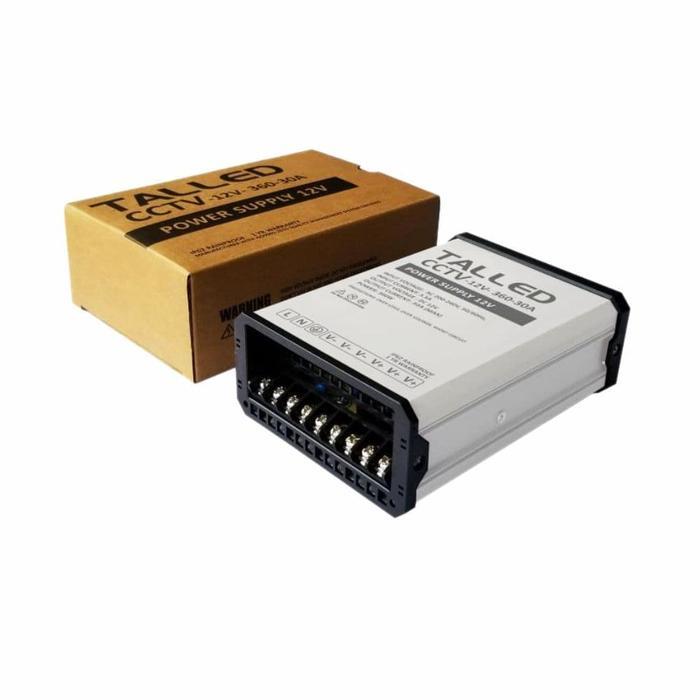 MNTB" POWER SUPPLY CCTV BOX 12V 360W 30A OUTDOOR- INDOOR GARANSI 1 TH TALLED