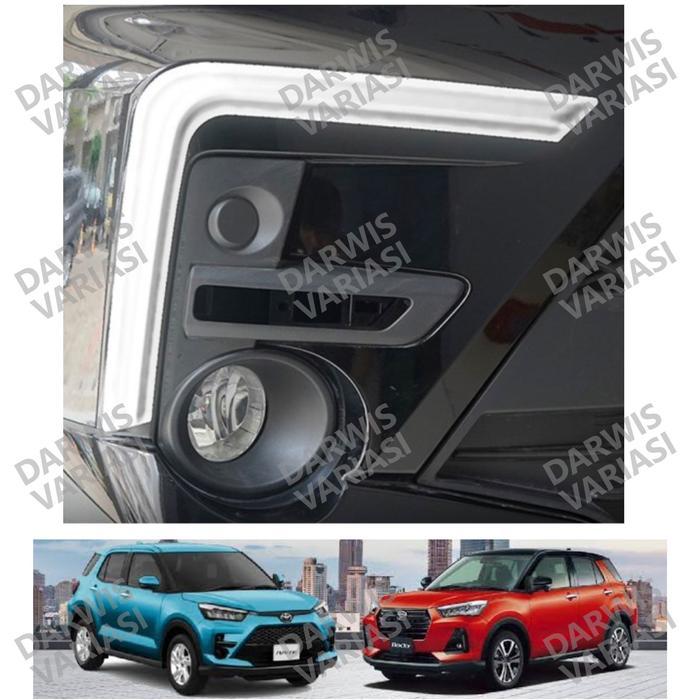 LIST COVER FOGLAMP TOYOTA RAIZE GR SPORT CHROME