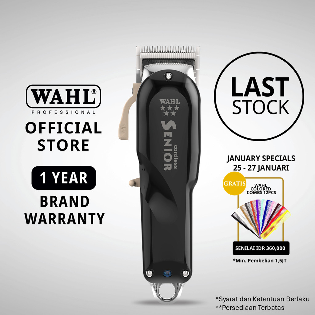 PROMO Wahl Professional 5 Star Senior Cordless Hair Clipper - Alat Cukur Rambut Profesional, Alat Cu
