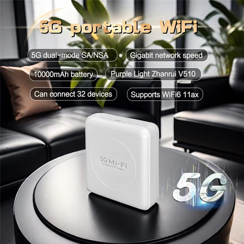 Excellent-5G Wifi 6 Pocket Wifi Router With SIM Card Slot Wireless Mobile Hotspot Mifi Router