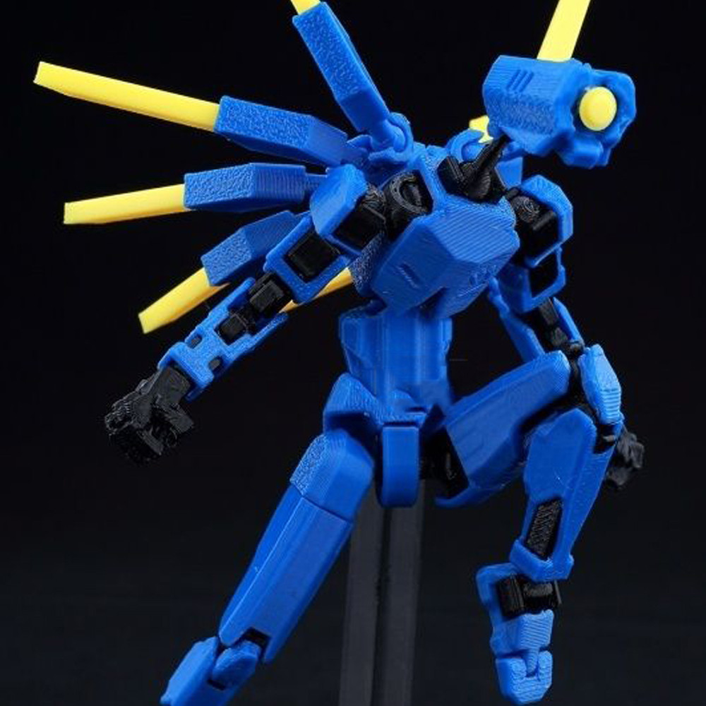 3D Printed Mannequin Dummy 13 Ultrakill V1 Toys S Multi-Jointed Movable Shapeshift Robot Children