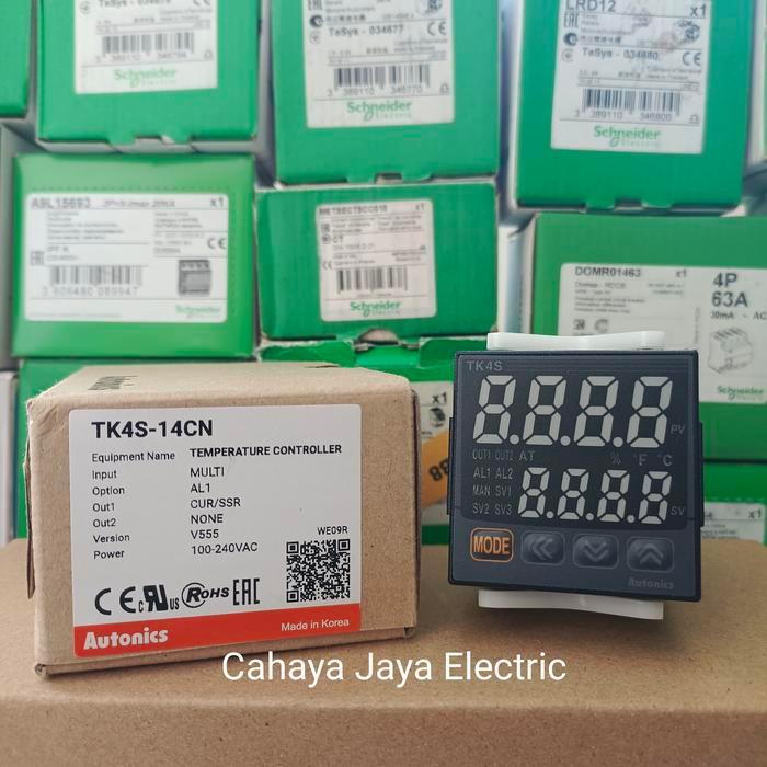 Temperature Controller Autonics Tk4S-14Cn 100-240Vac Ori Made In Korea