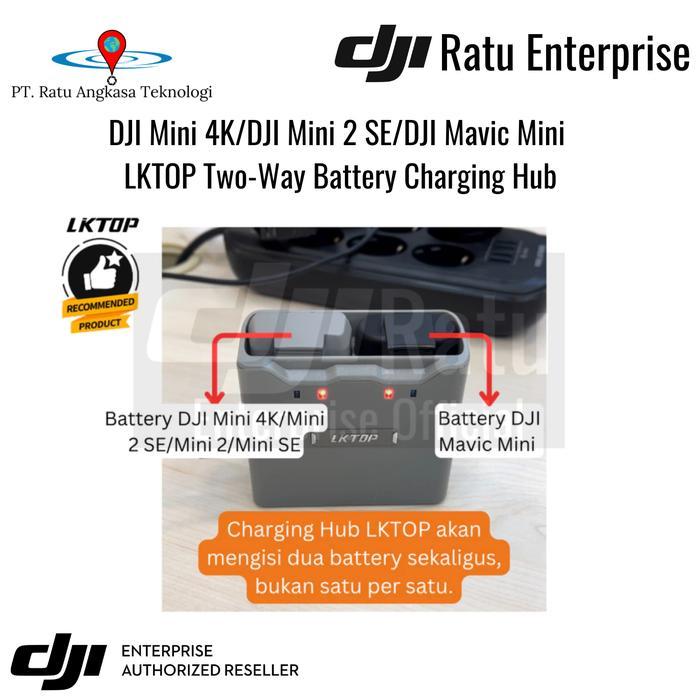 Battery Charging Hub DJI Mini 4K DJI Mini 2 SE Charger Baterai DJI Mini 4K DJI Mini 2 SE DJI Mini 2
