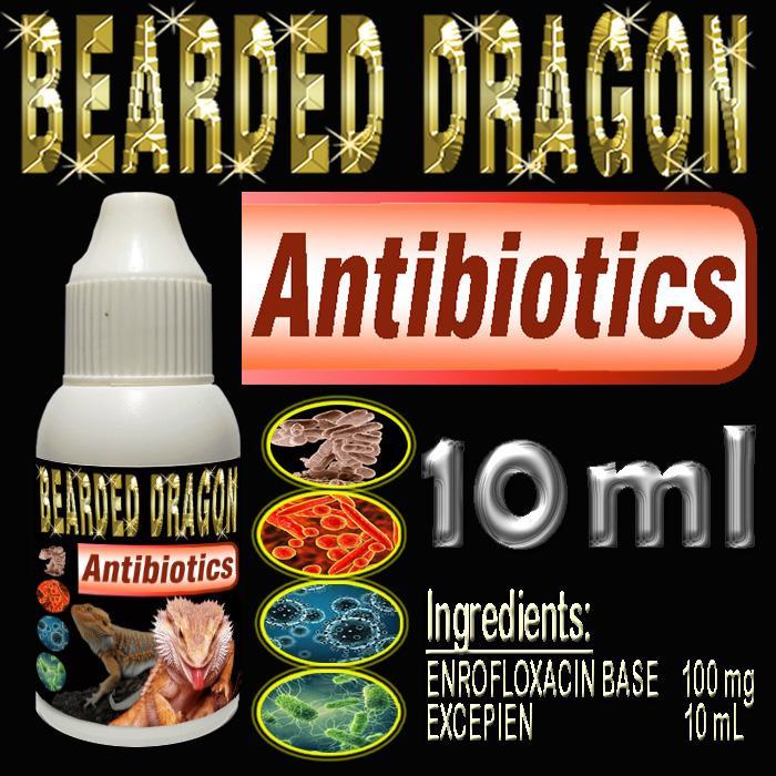 BEARDED DRAGON ANTIBIOTICS SUPLEMEN REPTILE ANTIBIOTIK MULTIVITAMIN KESEHATAN OBAT VITAMIN BD DUNNER