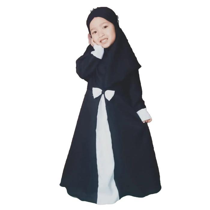 ZIKRA DRESS SET BAJU MUSLIM ANAK PEREMPUAN SET JILBAB AIRFLOW GAMIS CRINKLE