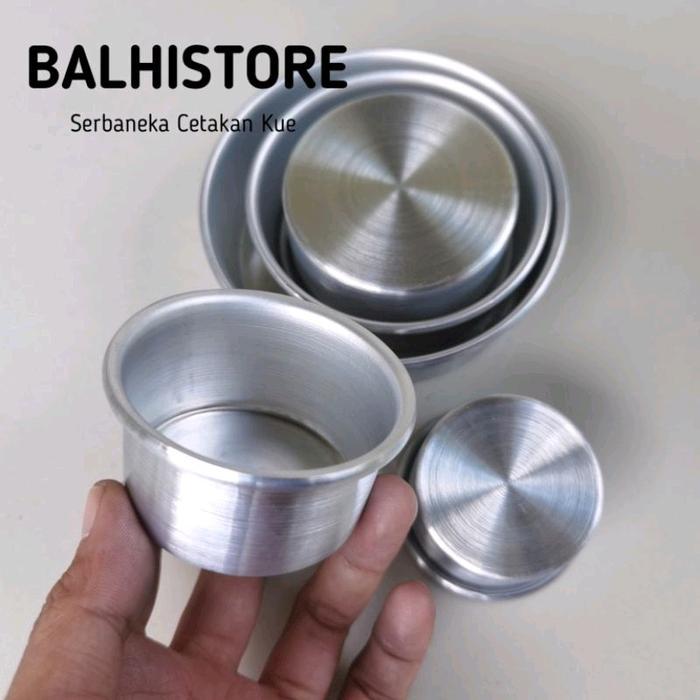 Cetakan Kue Bulat Kecil / Loyang Kue Cheesecake Mini Loyang Bulat Mini Aluminium