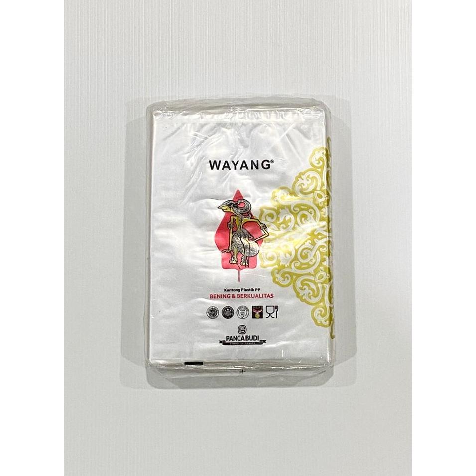 Stok Baru Plastik Bening PP Wayang ukuran 7x12 cm
