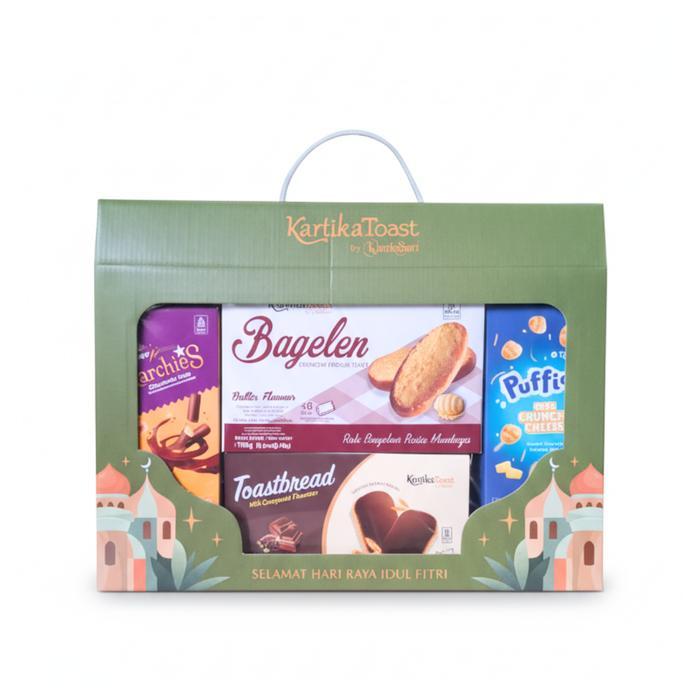 Hampers Kartika Toast Kartikasari Parsel Paket Lebaran HAMPERS Hadiah Free Kartu Lebaran PARCEL ISI