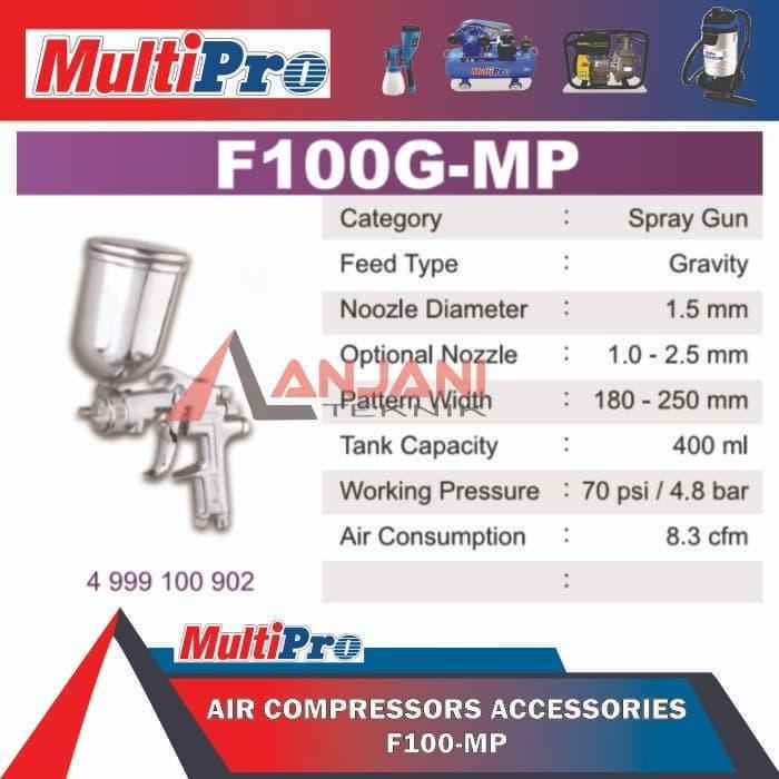 MULTIPRO F 100 G MP SEMPROT CAT KOMPRESOR SPRAY GUN F100G F100 100G