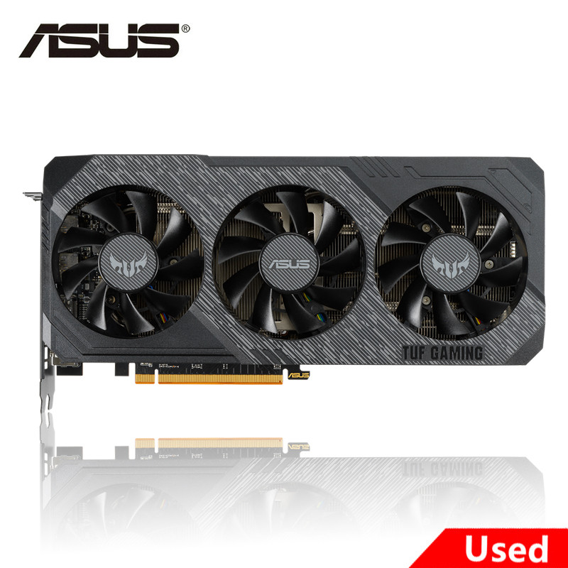 Used Graphics Cards AMD TUF3 RX 5700 XT 8GB GDDR6 GAMING GPU Video Card 256Bit RX 5700XT O8G