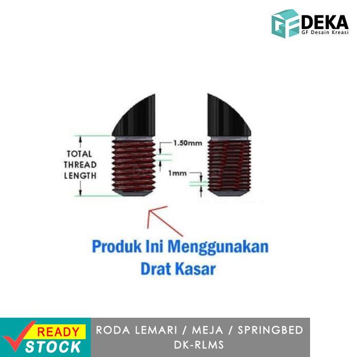 "New" Roda Springbed Roda Lemari Roda Furniture Roda Meja - DK-RLMS - M8