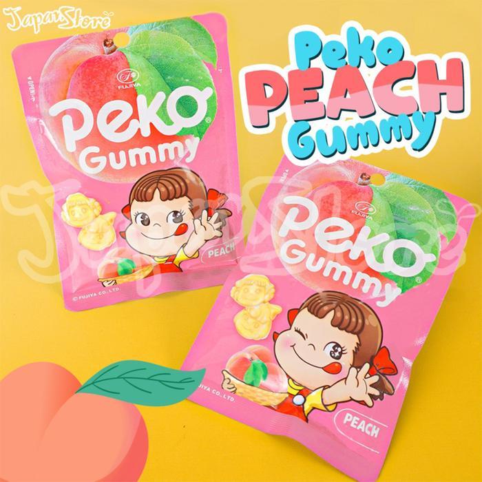 Promo Fujiya Peko Peach Gummy Candy
