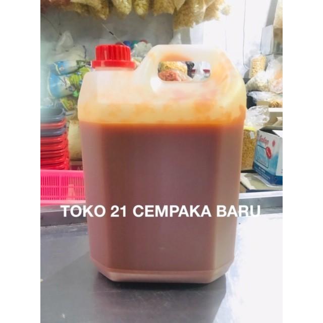 DUA BELIBIS SAUS CABE YANG VALUE JERIGEN 5 KG SAOS BELIBIS KILOAN 5KG