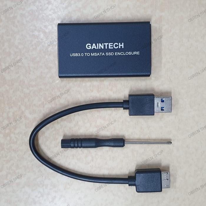 Casing Ssd Msata Usb 3.0 / Case Enclosure Msata Ssd