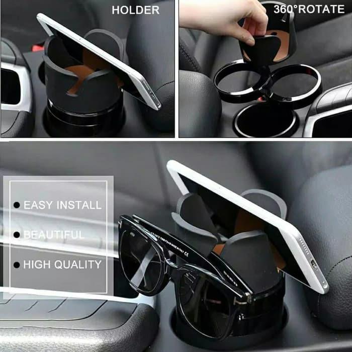 STRONG CUP HOLDER CAR CUP HOLDER EXTENDER CUP HOLDER MOBIL TEMPAT GELAS BOTOL HP EHS PRAKTIS