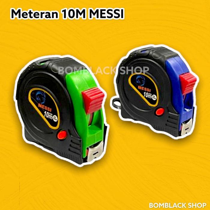 Promo Meteran Tangan 10 Meter Meteran Karet Otomatis Self Lock 10m ONI