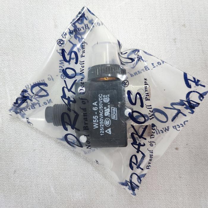 Overload pompa air submersible 6A Wokema Drakos W55 series 6 Ampere