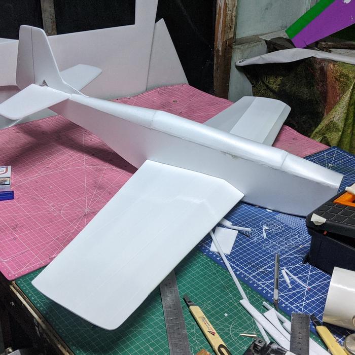 KIT PESAWAT RC MUSTANG