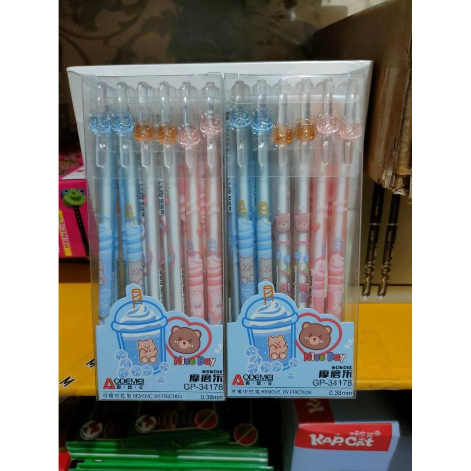 Stok Baru Pulpen Gel Aodemei GP-34178 / Pulpen Gel Aodemei Bisa Hapus
