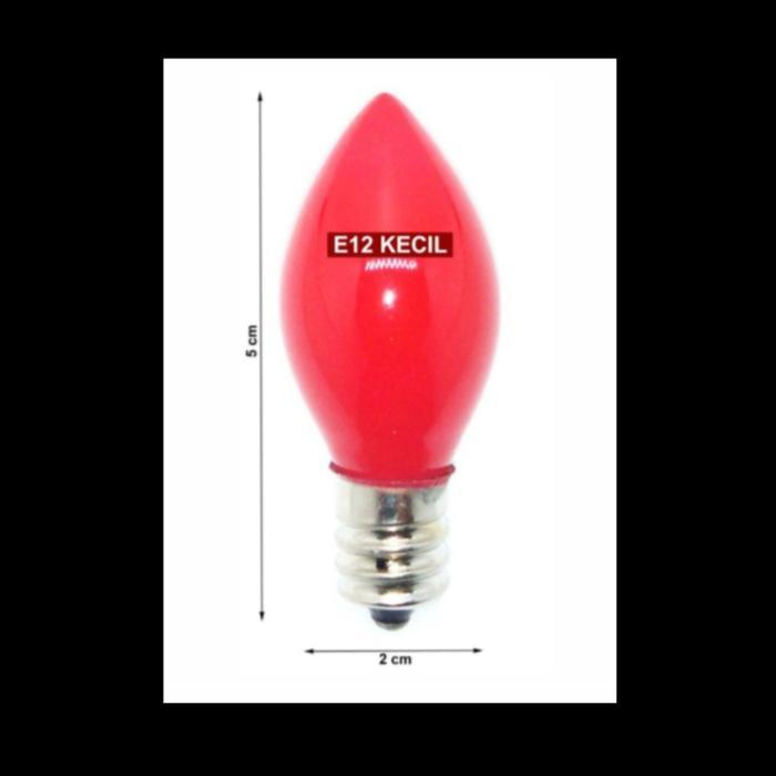 Bohlam Lampu Non LED E12 Kecil