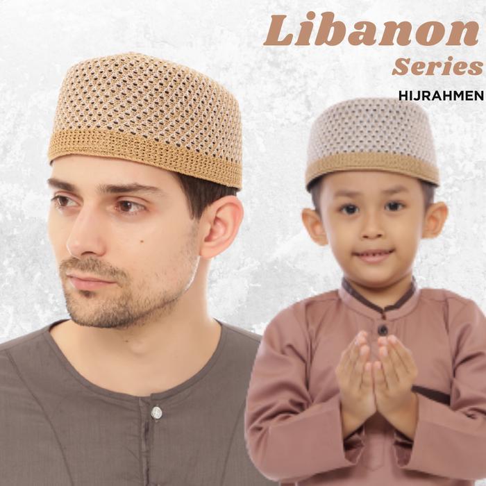Peci Rajut Hijrahmen - Model Libanon