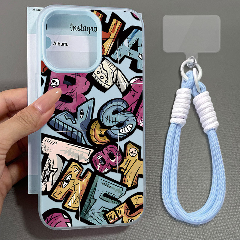 2-In-1 Surat Coretan Case Untuk Realme Realme Note 70 C85 Pro C75 C71 C75X Note 60 60X Gd2H1 Luxury 