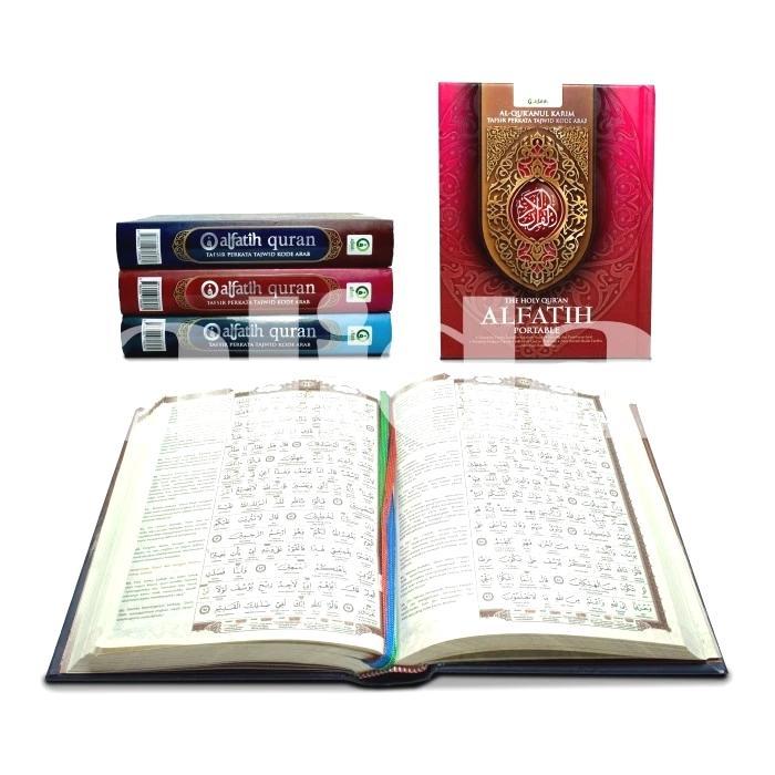 TERLARIS [Uk B6 A5 A4] Al-Quran Terjemah Perkata Alquran Tajwid Terjemahan Per kata Al Fatih READY